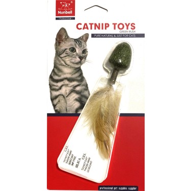 Nunbell Catnip Toy Feather Ball