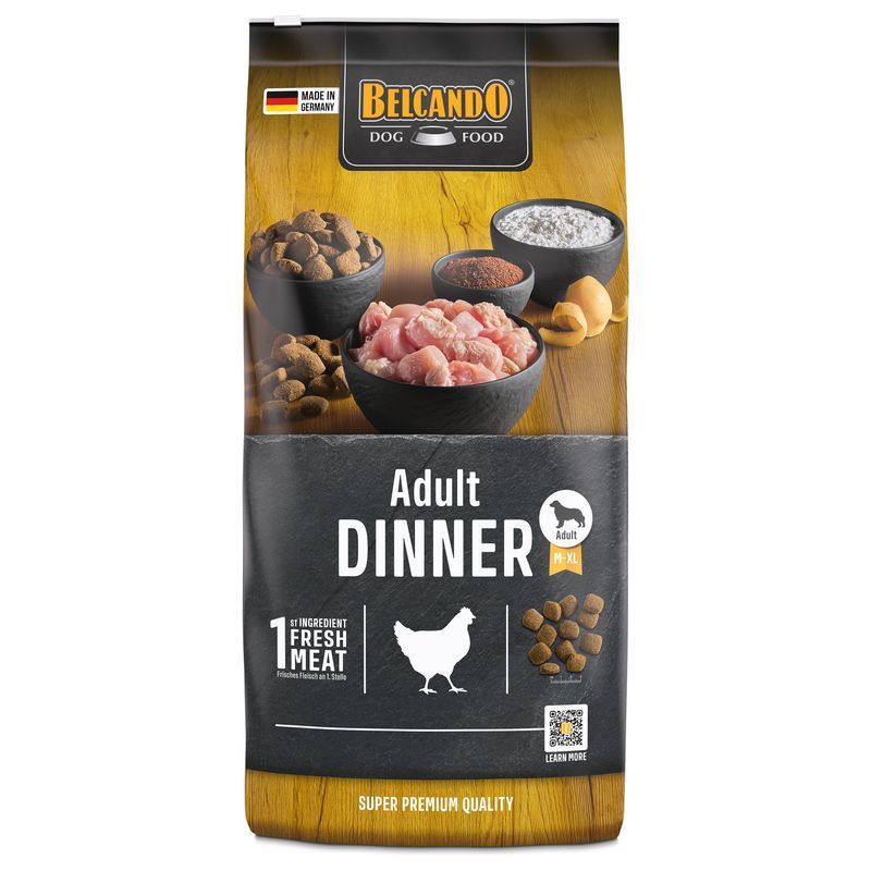 Belcando Dinner Dry Food for Medium to XL Breed Adult Dogs 12.5k