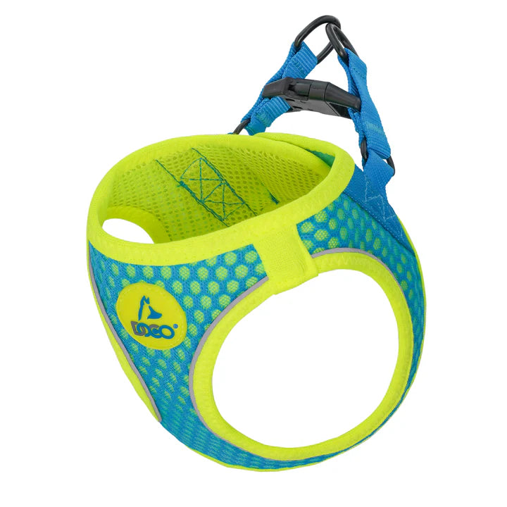 DOCO dog Harness medium reflective active turquoise & lime (47-50cm)