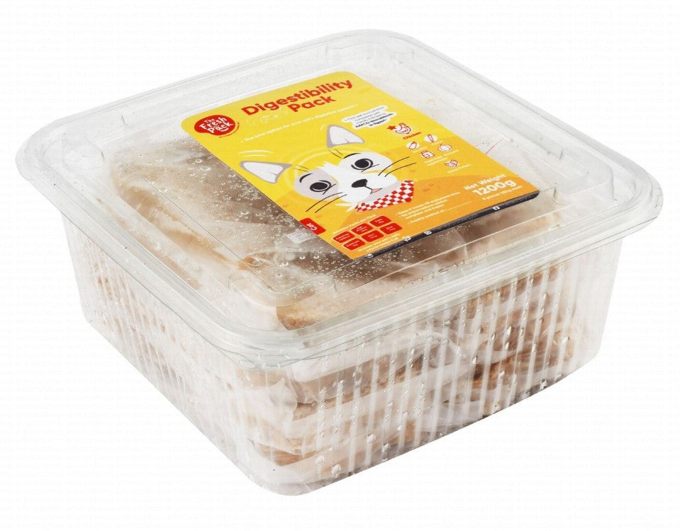 The Fresh Pack Digestibility Pack Frozen Cat Food with Chicken & Vegetables