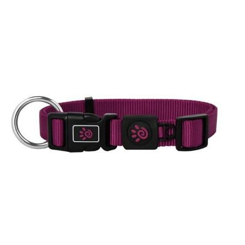 DOCO dog collar large Nylon o-ring Purple (40-62x2.5cm)