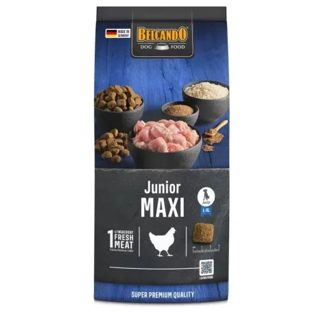 Belcando Dry Food with Chicken for maxi junior 22.5 kg