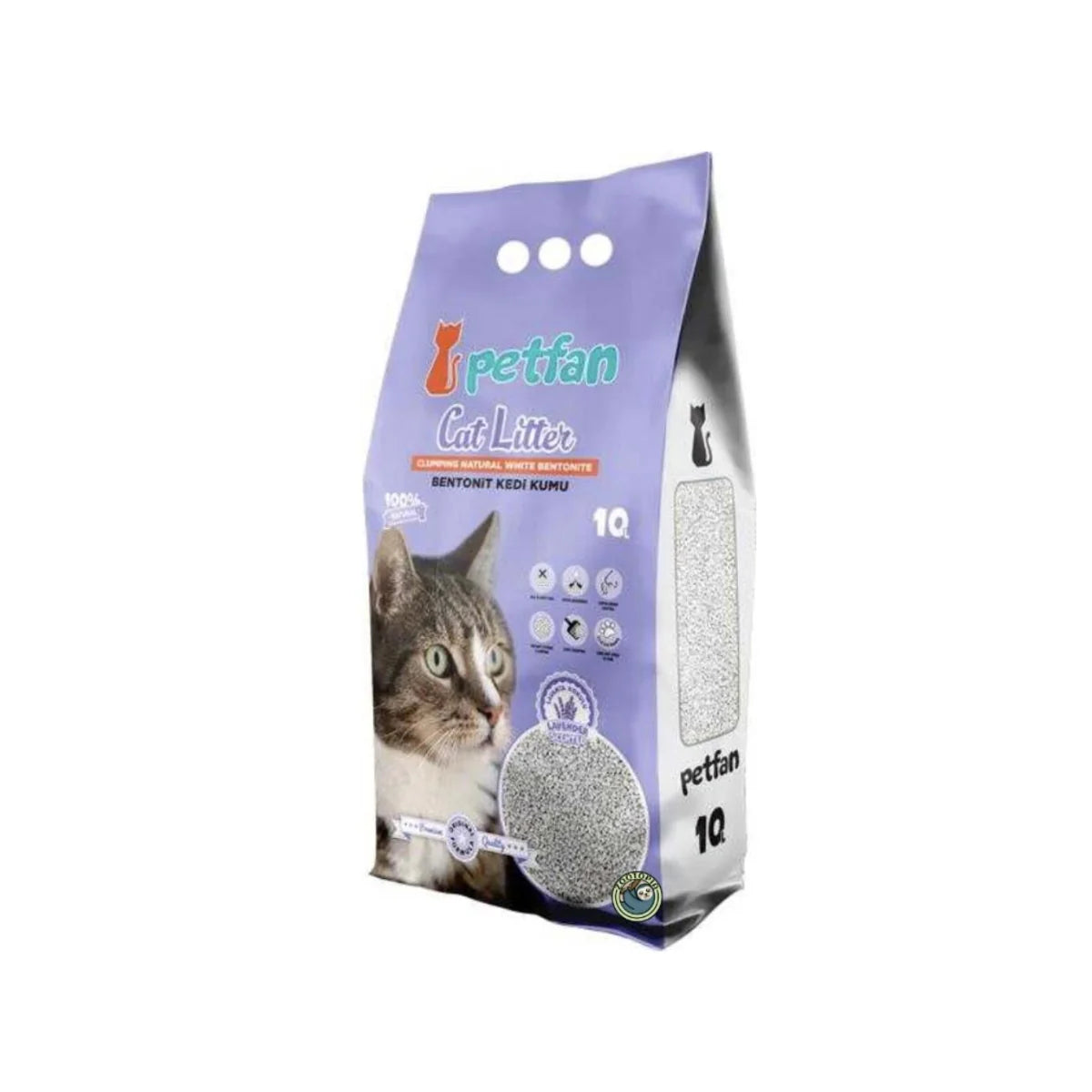 Pet fan cat litter lavender scented 10L