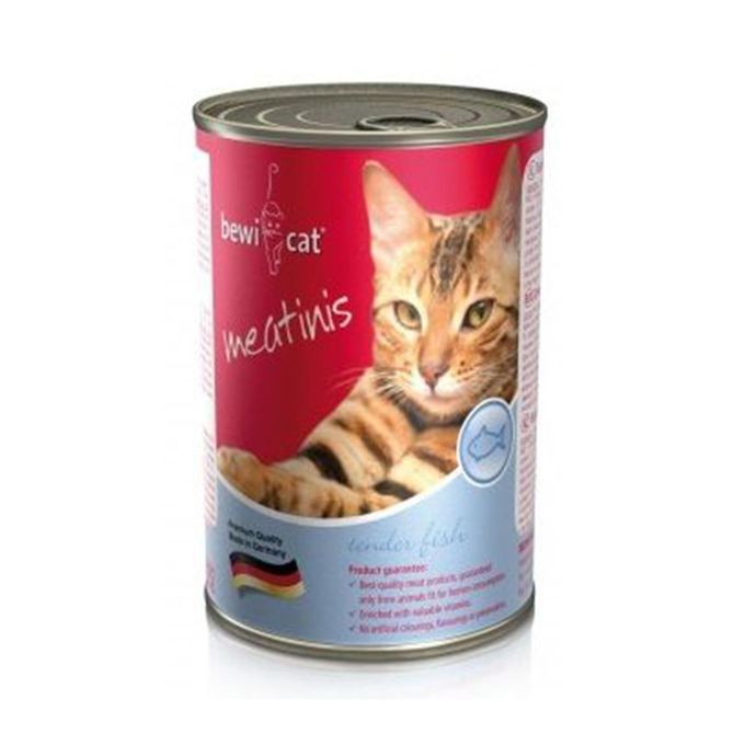 Bewi Cat Meatinis Wet Food with Salmon 400gm