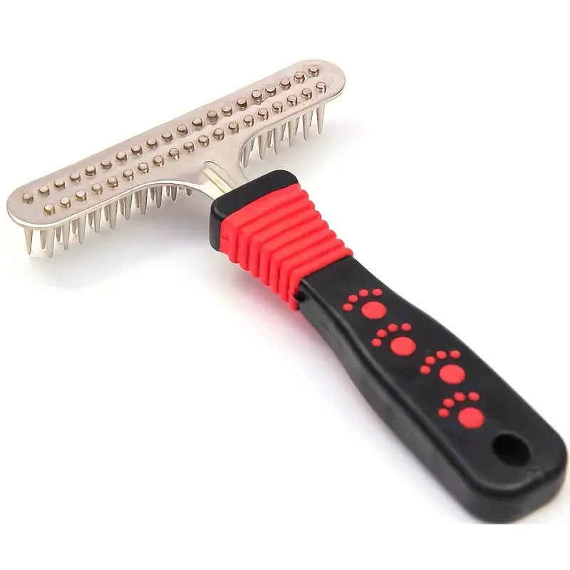pet red & black comb T double