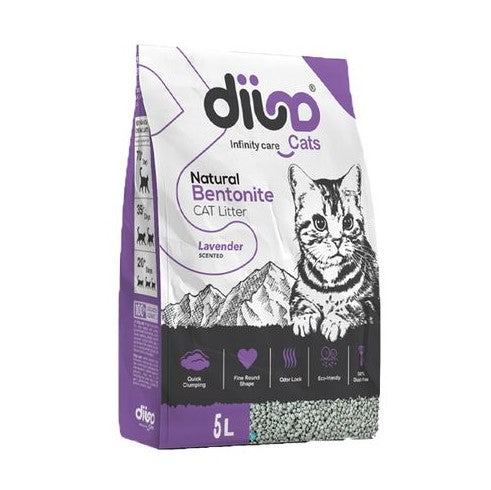 Dija Bentonite Clumping Cat Litter Lavender Scent 5L