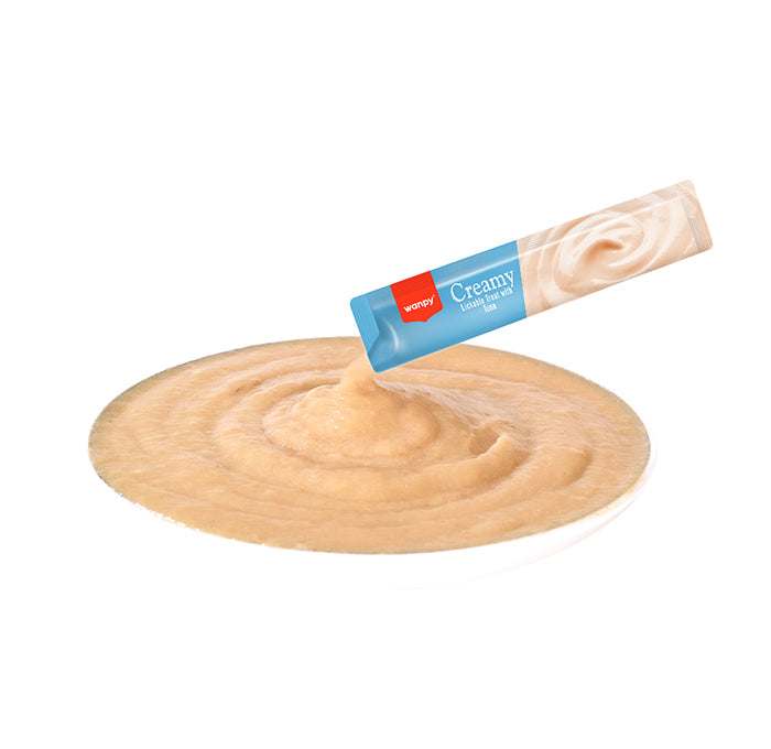 wanpy treats creamy with tuna for cat 1pcs