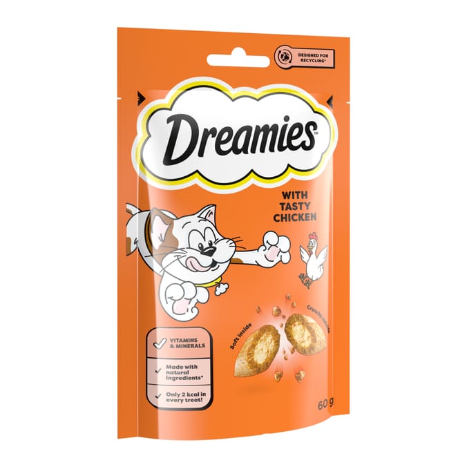Dreamies Cat Treats with Chicken 60gr