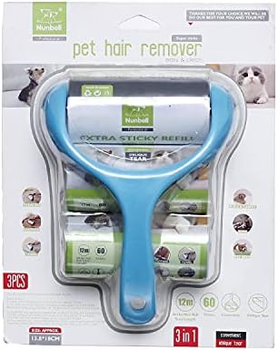 Nunbell 12m Extra Sticky Pet Lint Roller with Refills