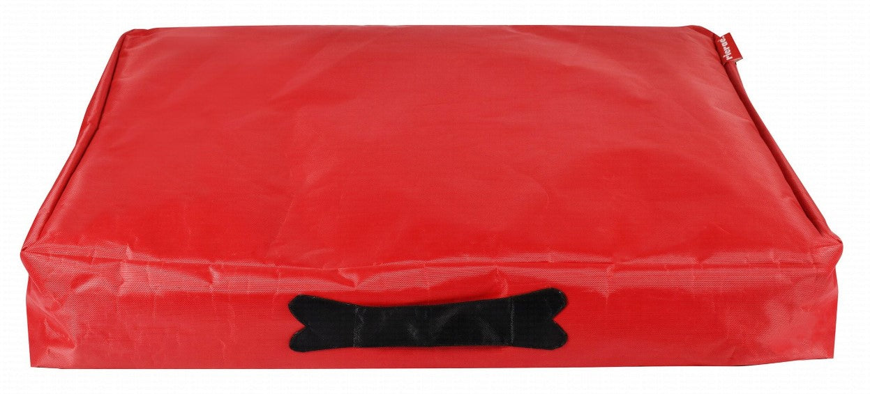 Ricrac bed Raty- Waterproof Durable & Lightweight Pets Bed RED WATERPROOF OUTDOORS 80x60x15 CM