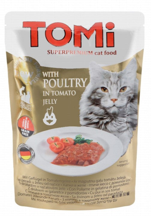 tomi wet food with chicken&tomato for cat 100gr