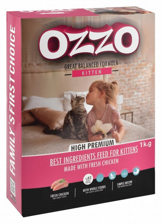 Ozzo Dry Food with Chicken for Kittens 1kg