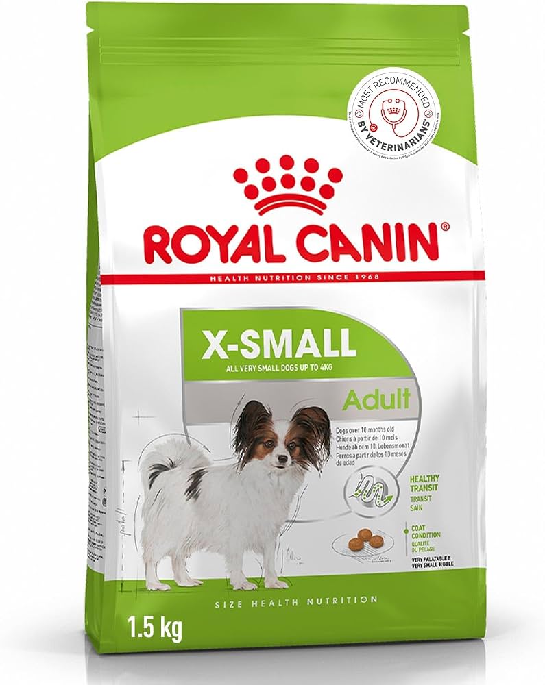 Royal Canin Dry Food for XS Breed Adult (Up to 10 Months & 4kg) 1.5k