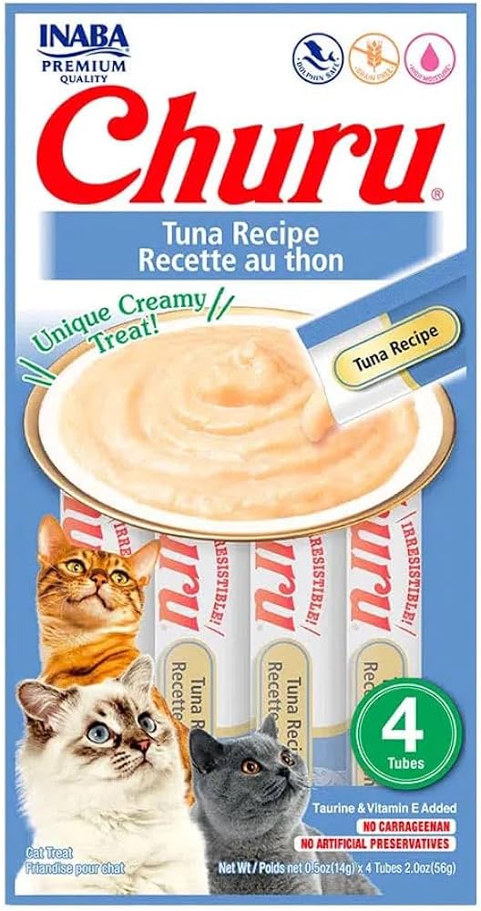 Inaba Churu Creamy Tuna Cat Treats