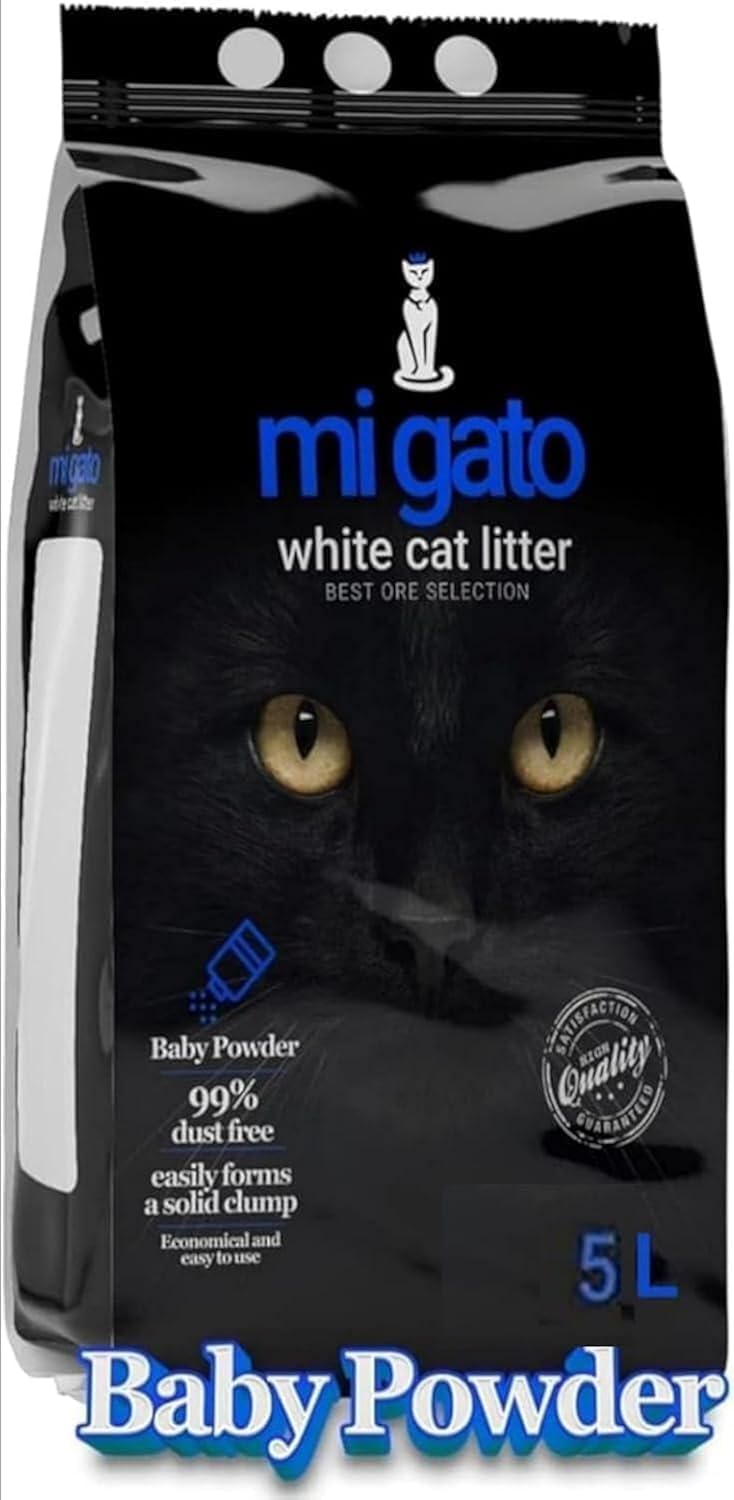 Mi Gato White Clumping Cat Litter Jasmine Scent 5 kg