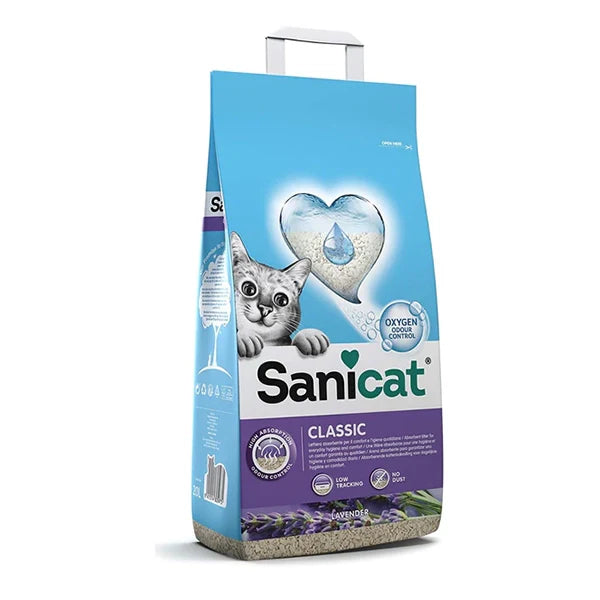 Sanicat Classic Cat Litter Lavender Scent 16 L