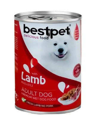 Bestpet Wet Food Chunks with Lamb in Gravy for Adult Dogs 400gm