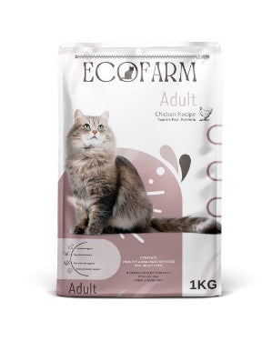 Ecofarm Dry Food with Chicken for Adult Cats 1k