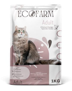 Ecofarm Dry Food with Chicken for Adult Cats 1k