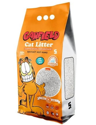 Garfield White Bentonite Clumping Cat Litter Marseille Soap Scent 5L