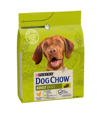 Dog chow dry food for adult 2.5kg chicken