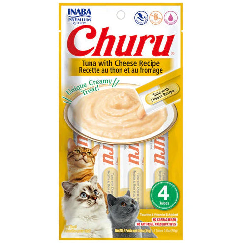 Inaba Churu Creamy Tuna & Cheese Cat Treats