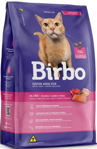 Birbo dry food with chicken & beef & fish for cat 1k