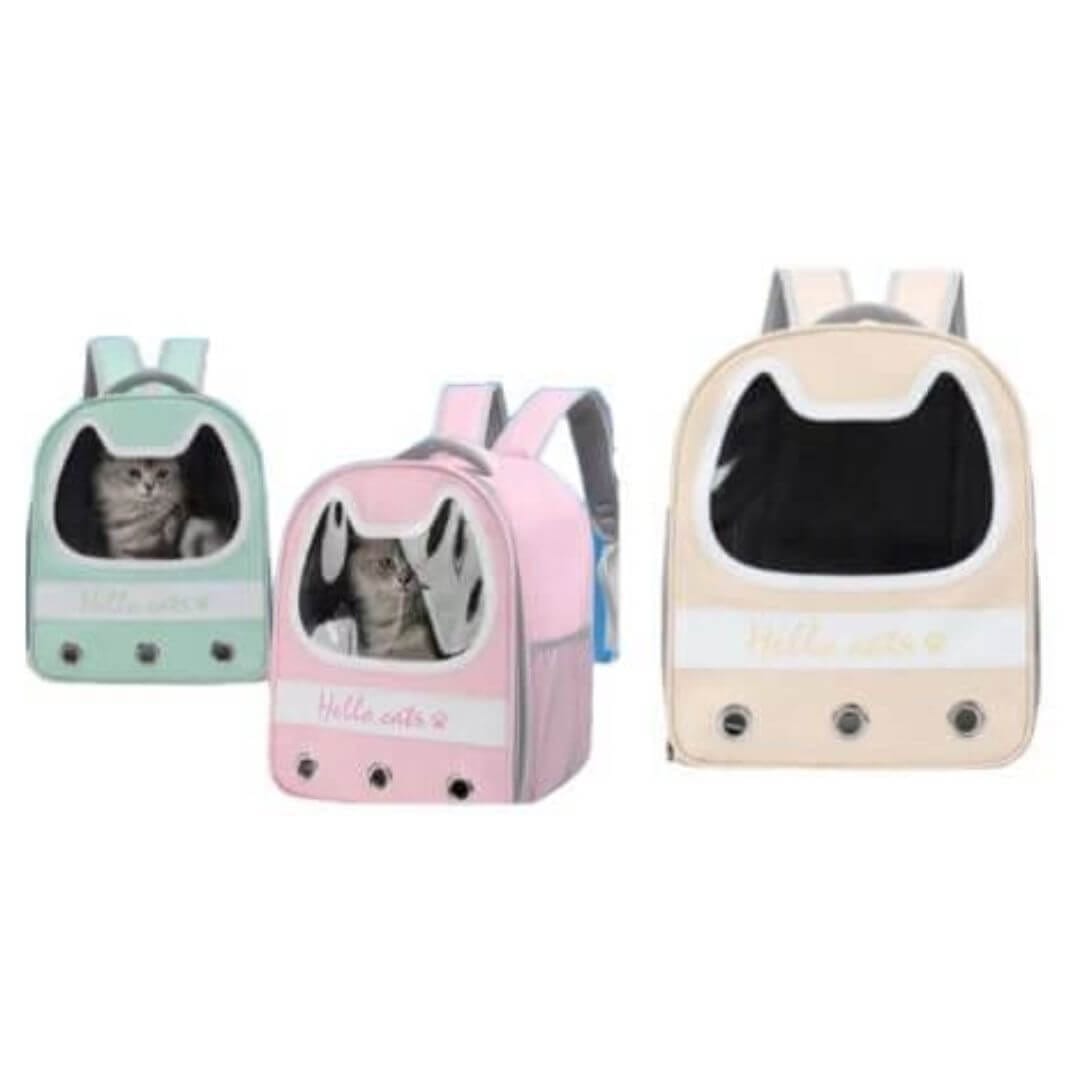 back bag hello kitty for cats & mini dogs gray