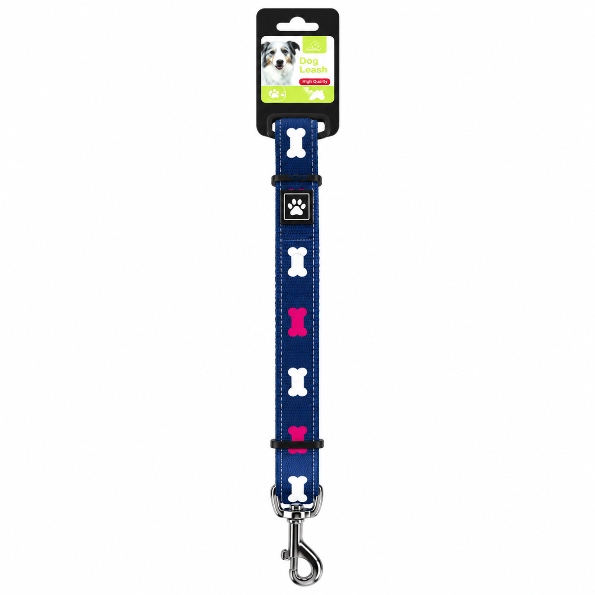 Nunbell pet leash with bow printed L-XL (25X150CM) 1pcs