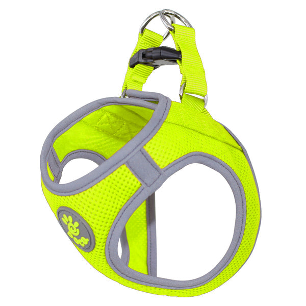DOCO dog Harness XL Quick fit reflective YELLOW & gray (52-56cm)