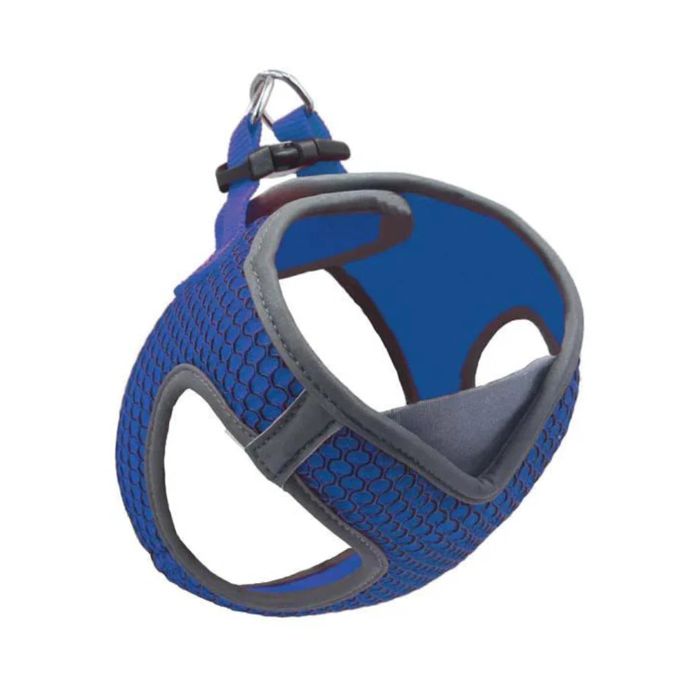 DOCO dog Harness Xlarge reflective active blue & gray (52-56cm)