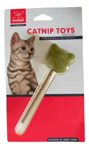 nunbell catnip toys green rush Lollipop