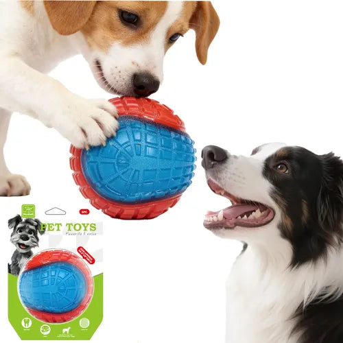 Nunbell red & blue ball 8x7.5x5cm