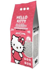 Hello Kitty White Bentonite Clumping Cat Litter Baby Powder Scent10 L