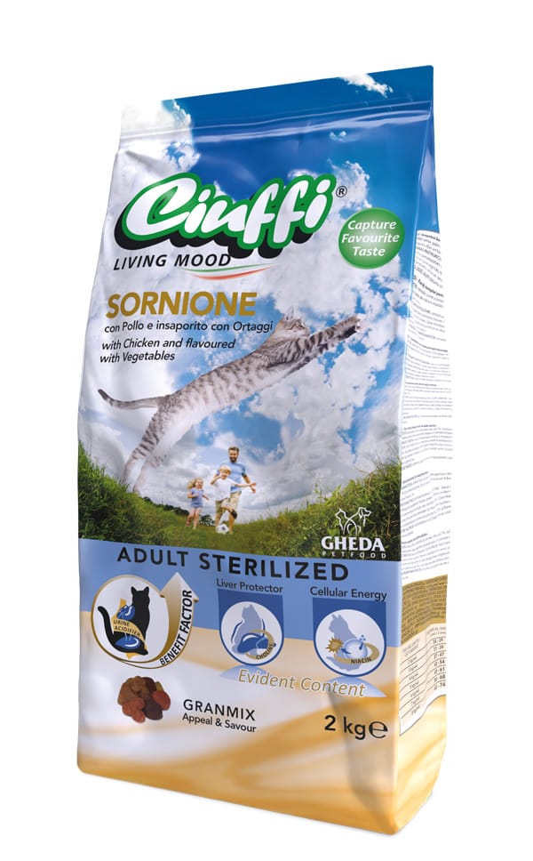 Ciuffi Dry Food for sterilized Cats 2kg