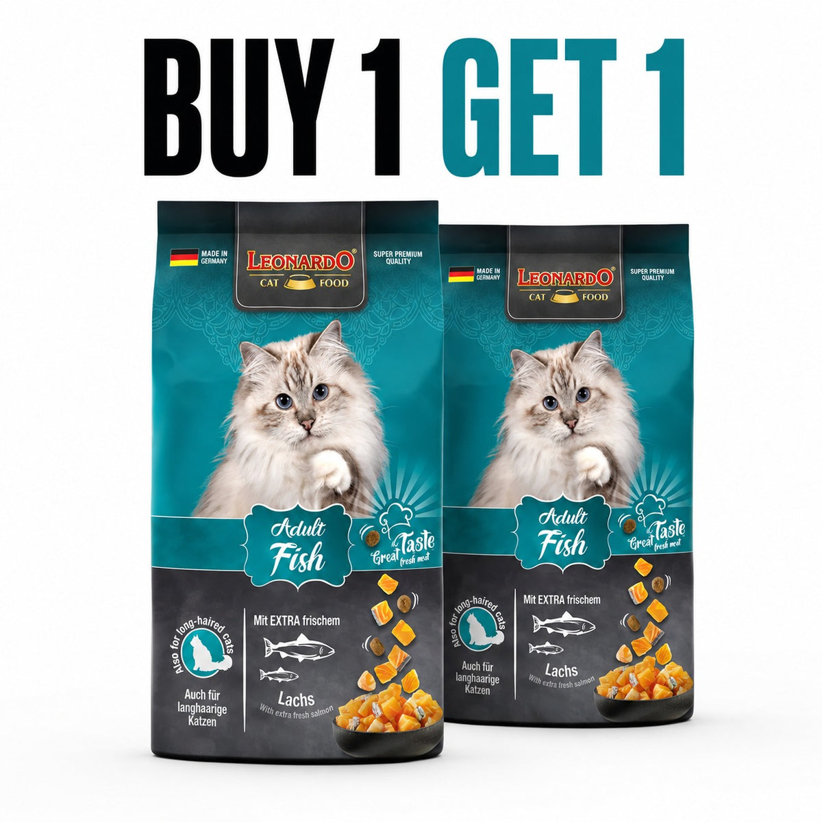 leonardo with fish 1.8kg buy 1 get 1