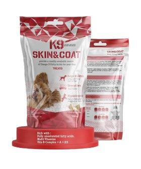 K9 Hypoallergenic Skin & Coat Dog Treats with Omega 3