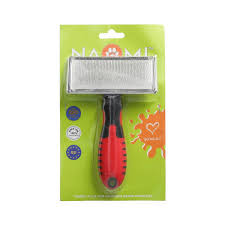Naomi Black & Red Pet Grooming Brush