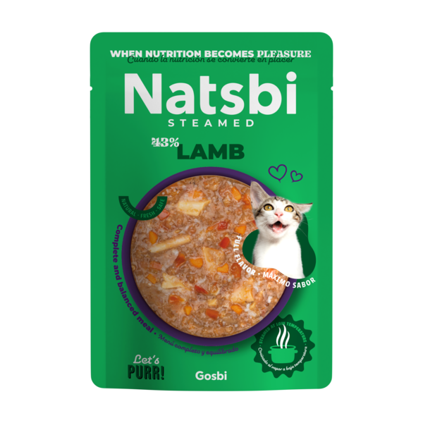 Gosbi natsbi with lamb for cat 200gm
