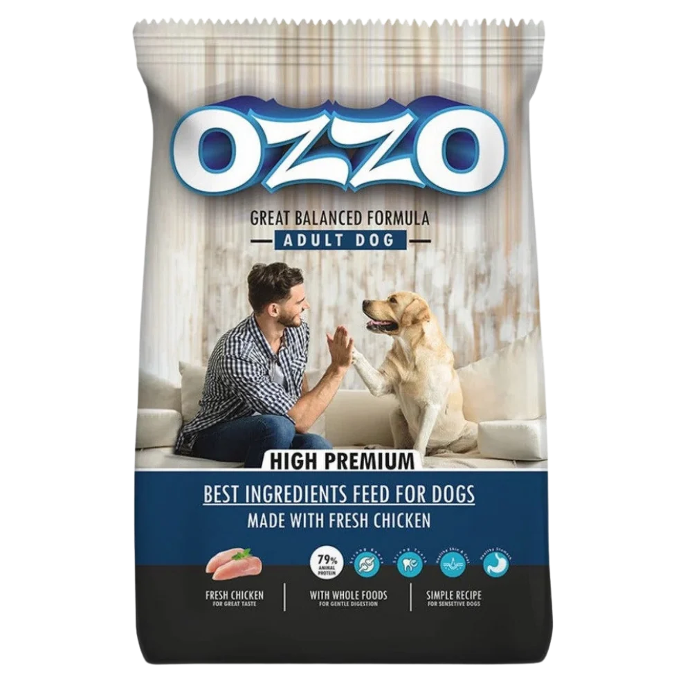 Ozzo Dry Food with Chicken for Sensitive Adult Dogs 4kg