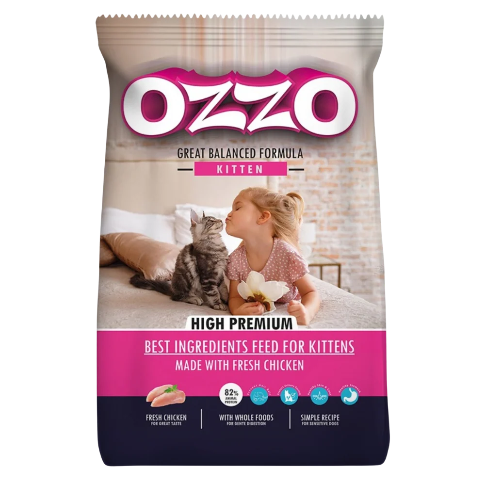 Ozzo Dry Food with Chicken for Sensitive Kittens 10kg