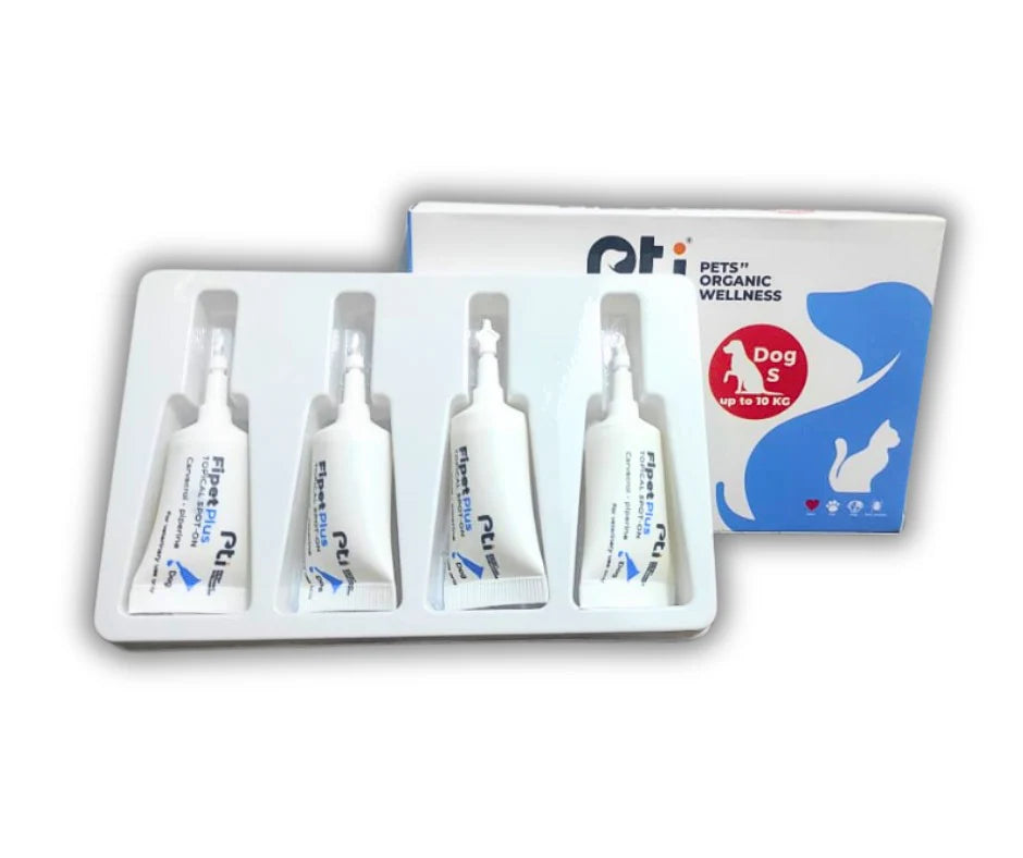 PTI Fipet Plus Topical Spot-On Solution for Dogs 4x1.3ml