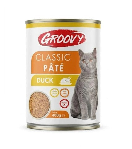 Groovy Classic Cat Pate with DUCK 400g