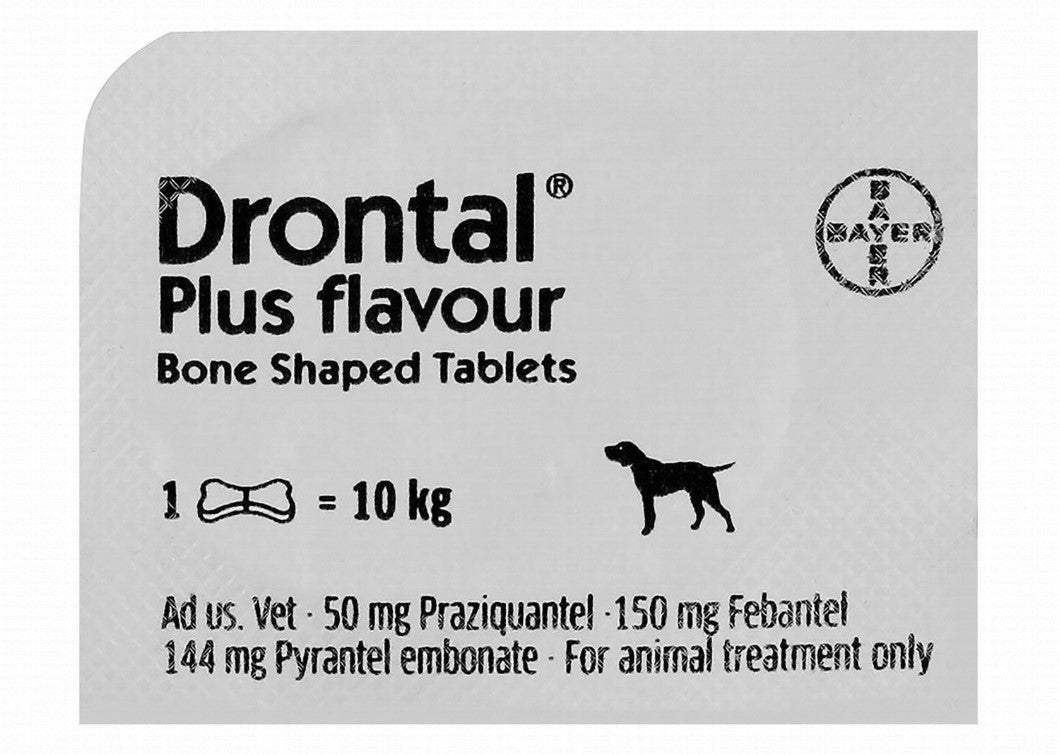 Drontal Plus Deworming Tablet for Dogs1 pcs