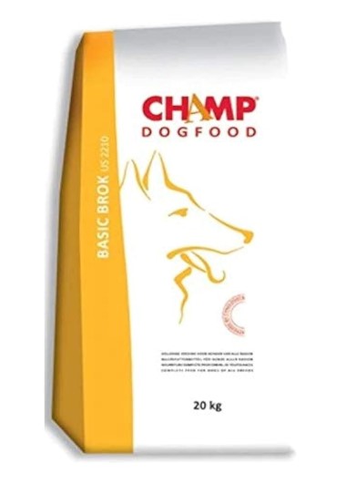Champ Basic Brok Complete Dry Dog Food 20KG