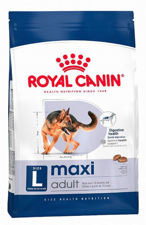 Royal Canin Dry Food for Maxi Breed Adult Dogs (15+ Months & 26-44kg) 4kg