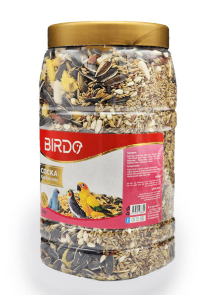 Birdo Cocka Mix Bird Food for Cockatiels Love Birds Parakeets Conures & Quakers900 gr