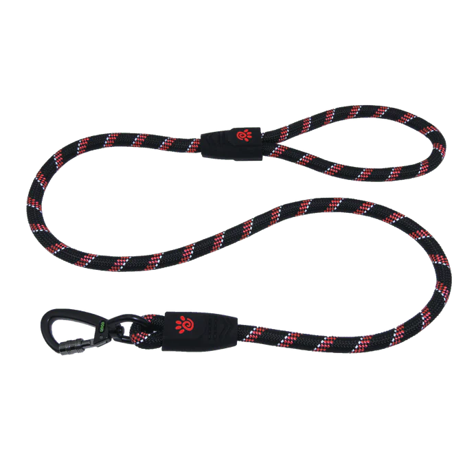 DOCO dog Leash large reflective red & black (150x1.3cm)