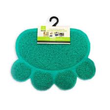 Nunbell large Paw Shaped Pet Litter Trapper Mat