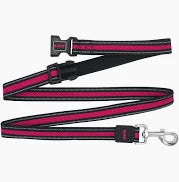 DOCO dog Leash L/M mesh pink & black (180x2.5cm)